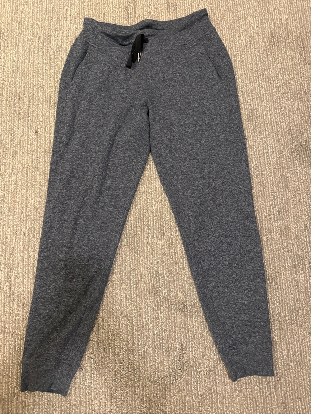 Lululemon Ready to Rulu Jogger Pants Heathered Blue Charcoal Gray Size 8